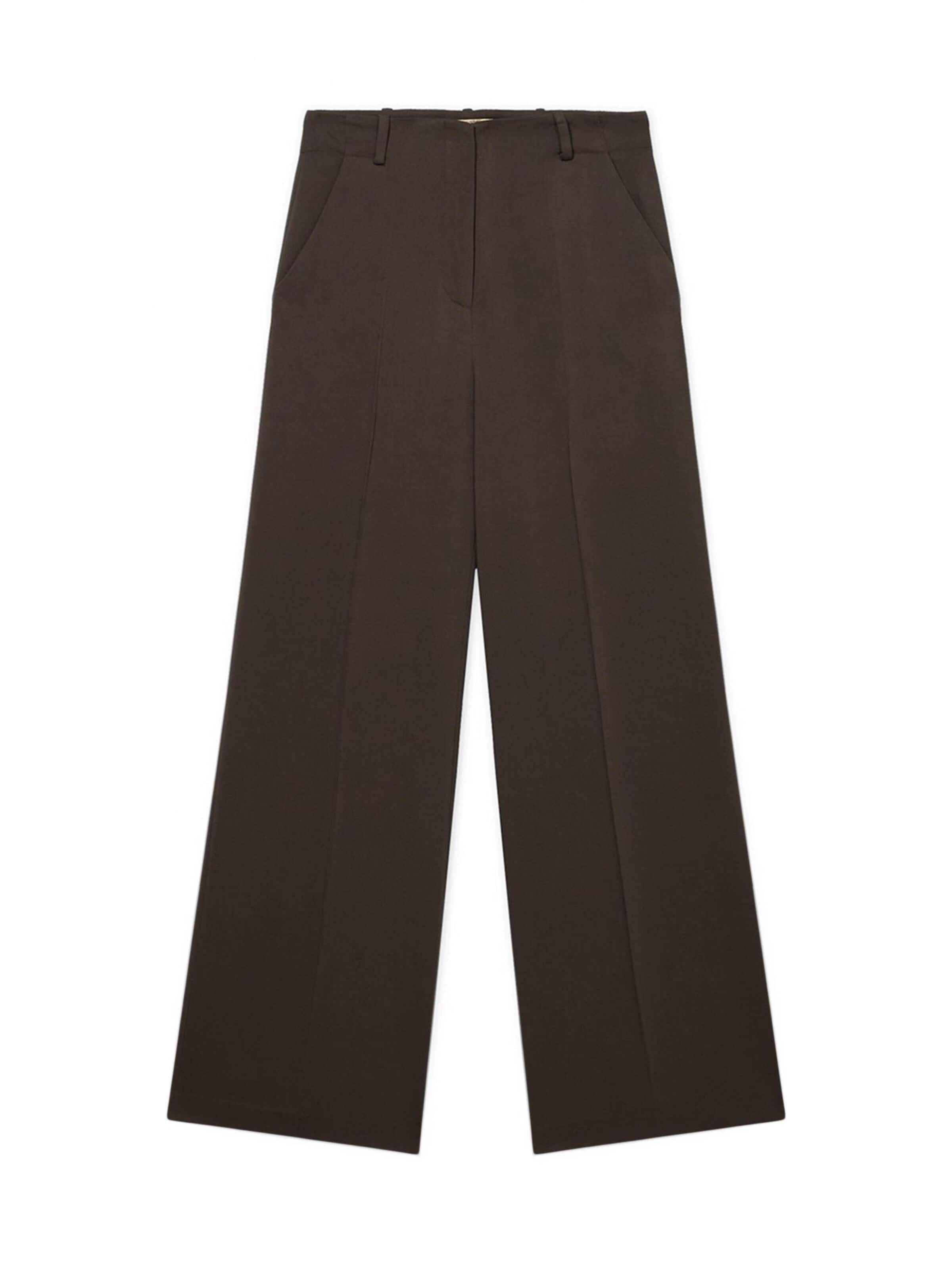 Trussardi Regular Pants in Brown: front