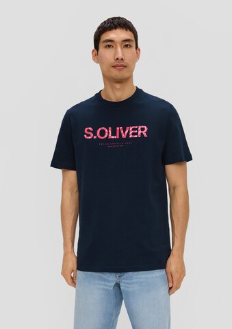 s.Oliver Shirt in Blauw: voorkant