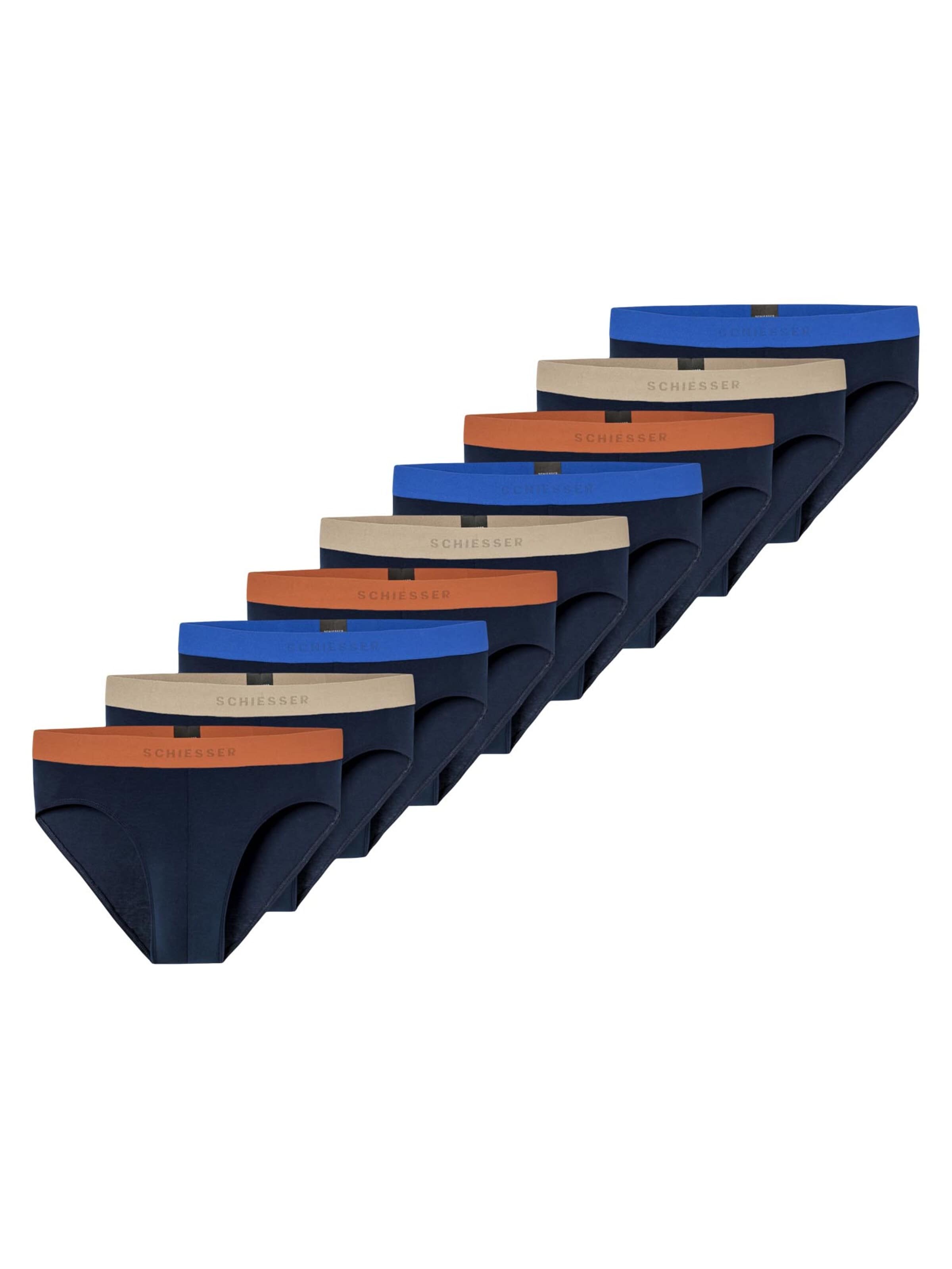 SCHIESSER Slip '95/5 Cotton' in Blauw: voorkant