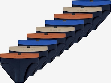 SCHIESSER Slip '95/5 Cotton' in Blauw: voorkant