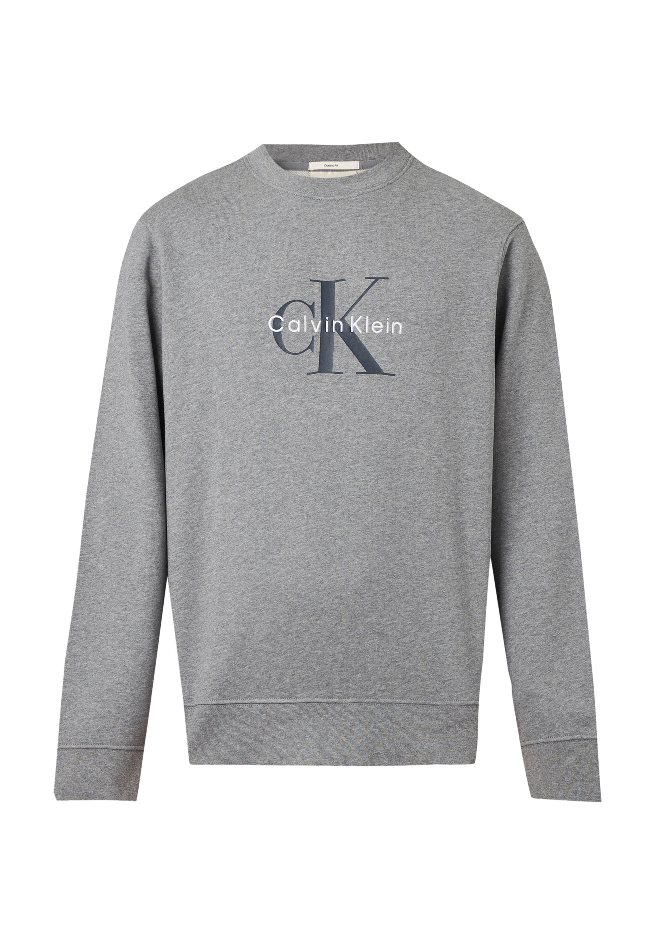 Calvin Klein Jeans Sweatshirt in Grau: Vorderseite