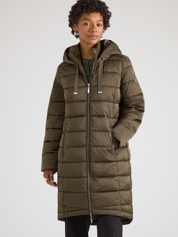 Manteau d’hiver monari en vert : devant