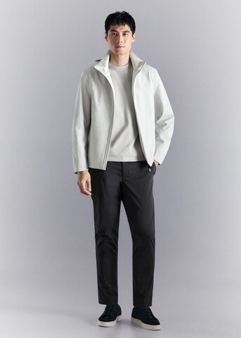 MANGO MAN Slim fit Chino Pants 'Due Performance' in Grey