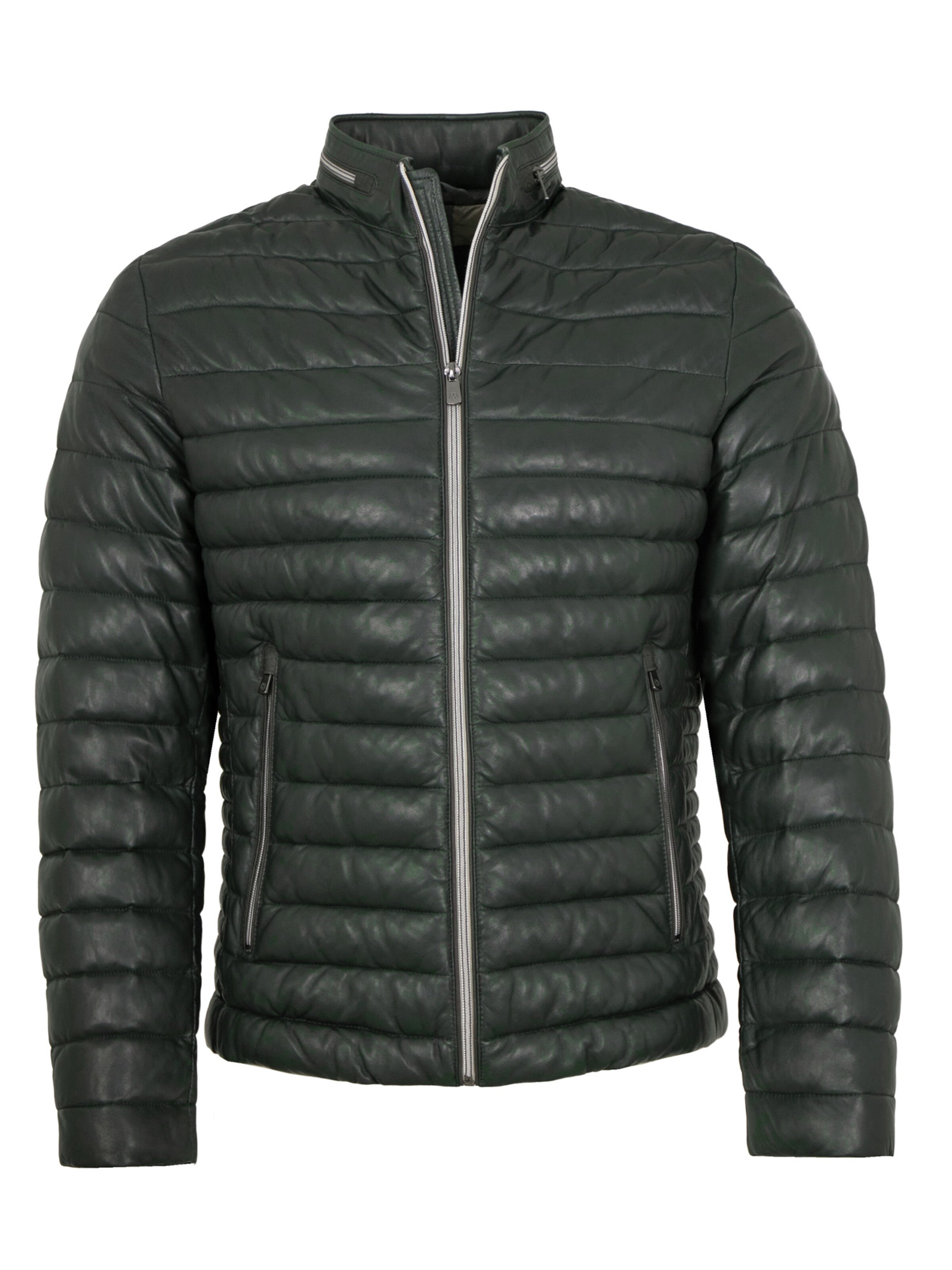 MILESTONE Between-Season Jacket 'MSCortino' in Green: front
