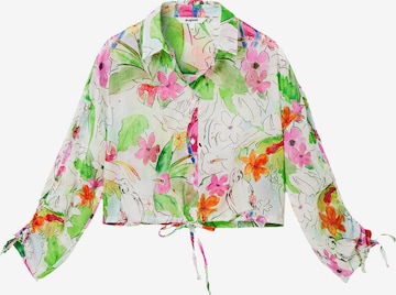 Desigual Blouse 'CATAR' in Wit: voorkant
