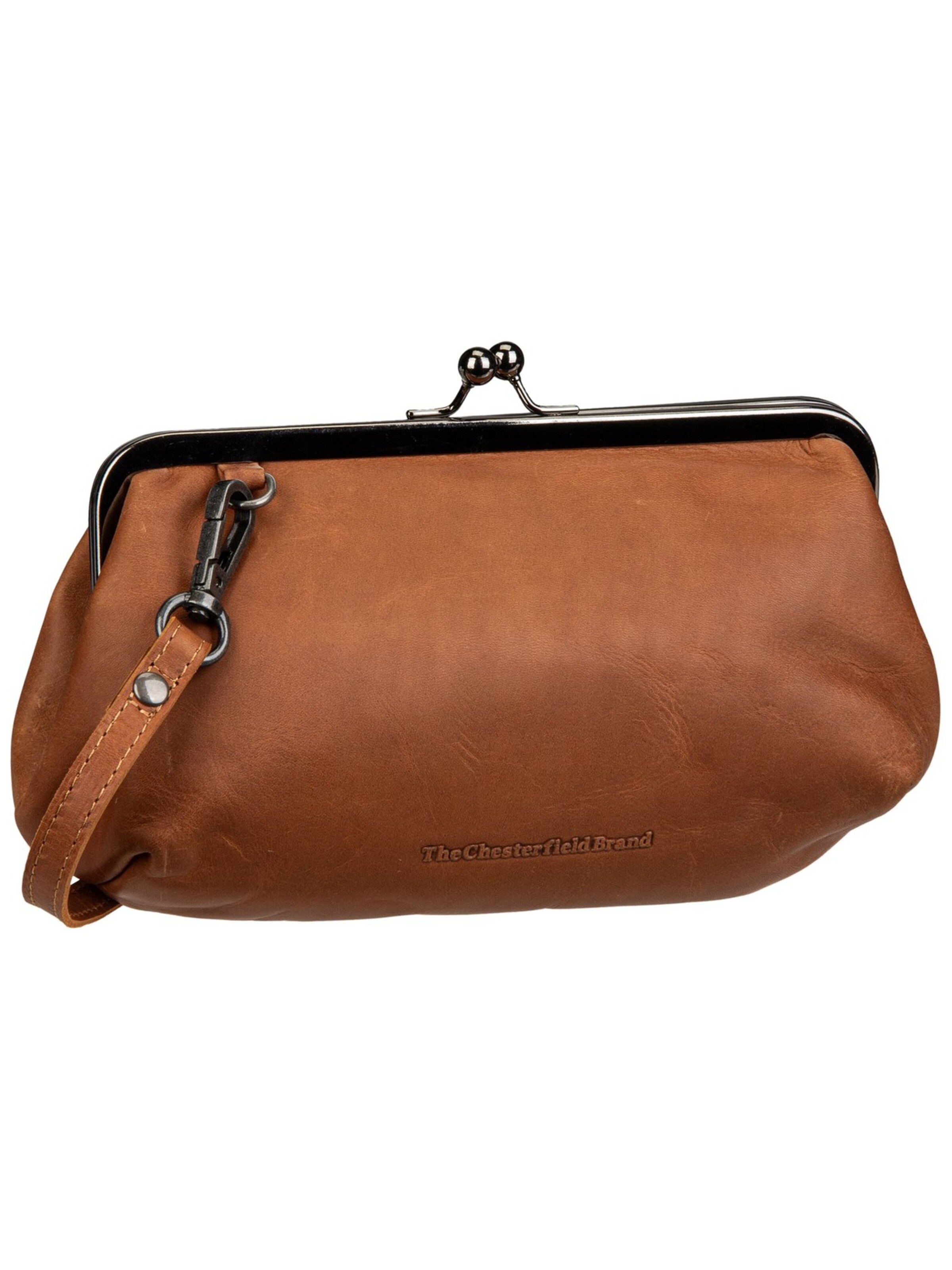The Chesterfield Brand Clutch 'Andrade' in Brown: front