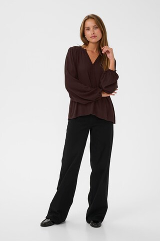 Kaffe Bluse 'KAStine Amber' i brun