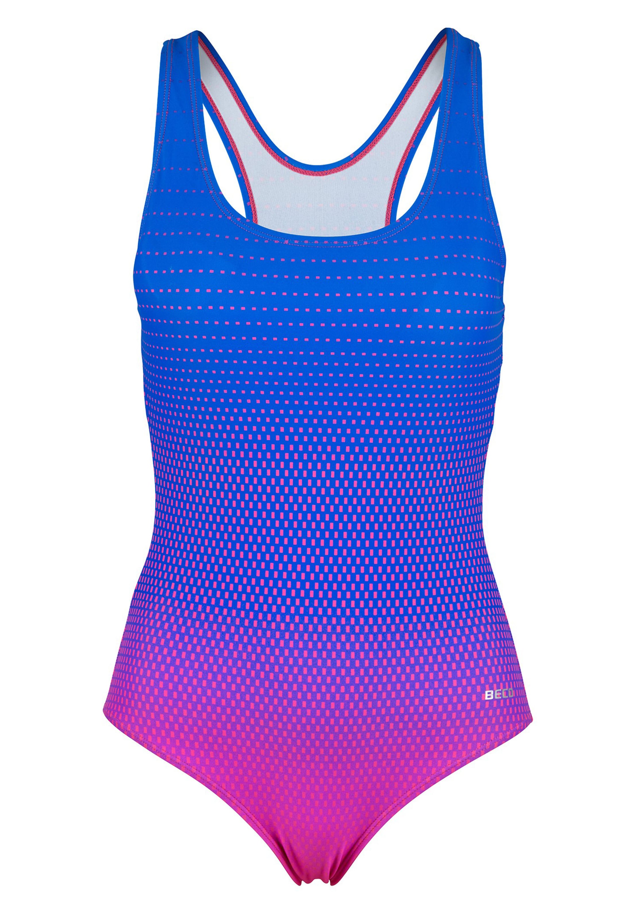 BECO the world of aquasports Bustier Badpak in Blauw: voorkant