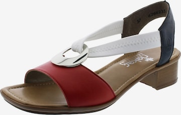 Rieker Sandals in Red: front