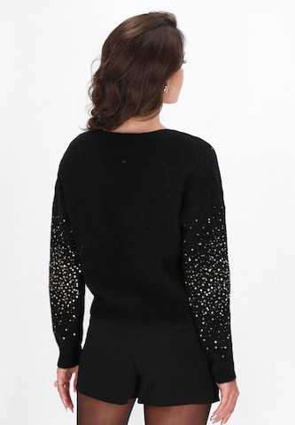 faina Knit cardigan in Black