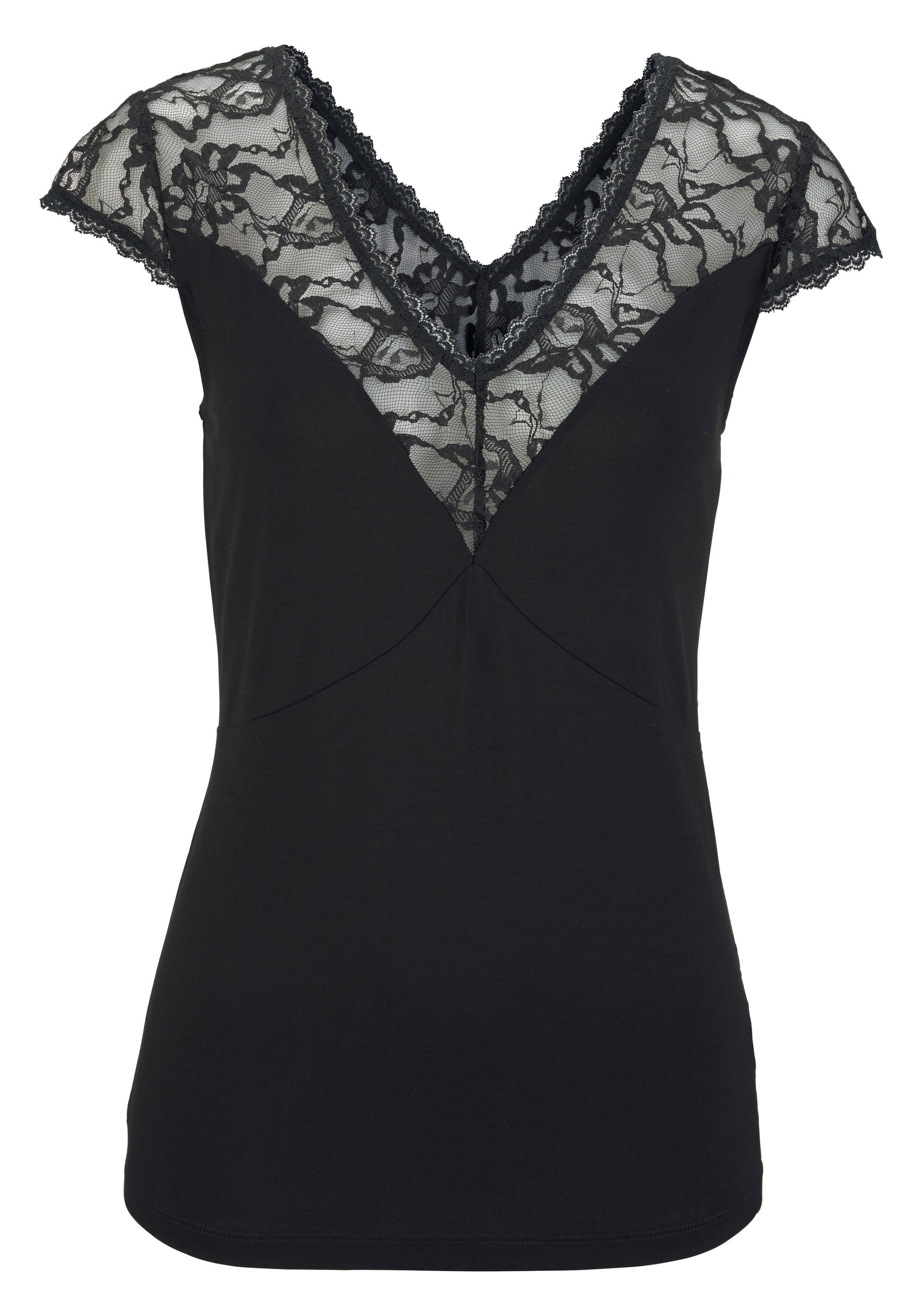 MELROSE Top in Schwarz: Vorderseite