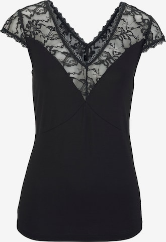 MELROSE Top in Black: front