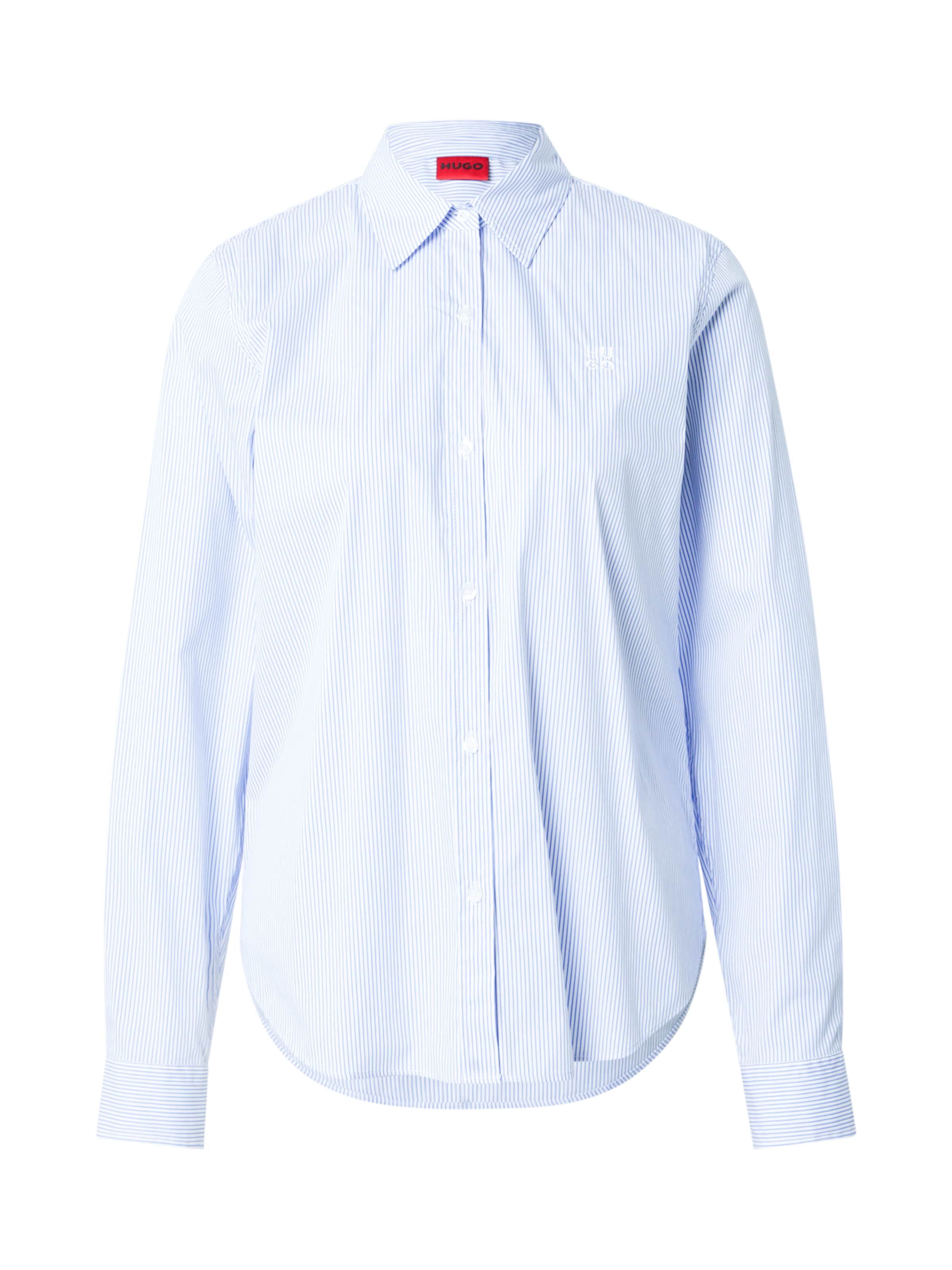 HUGO Blouse &#x27;Essential&#x27; in Blauw: voorkant