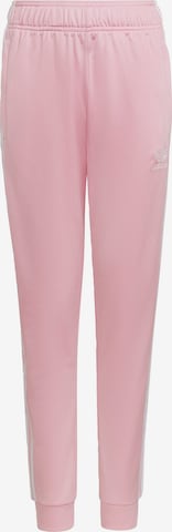 Pantaloni di ADIDAS ORIGINALS in rosa: frontale