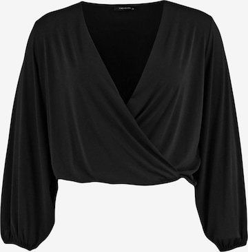 Trendyol Curve Blouse in Zwart: voorkant