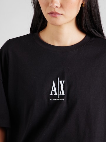 ARMANI EXCHANGE Tričko - Čierna
