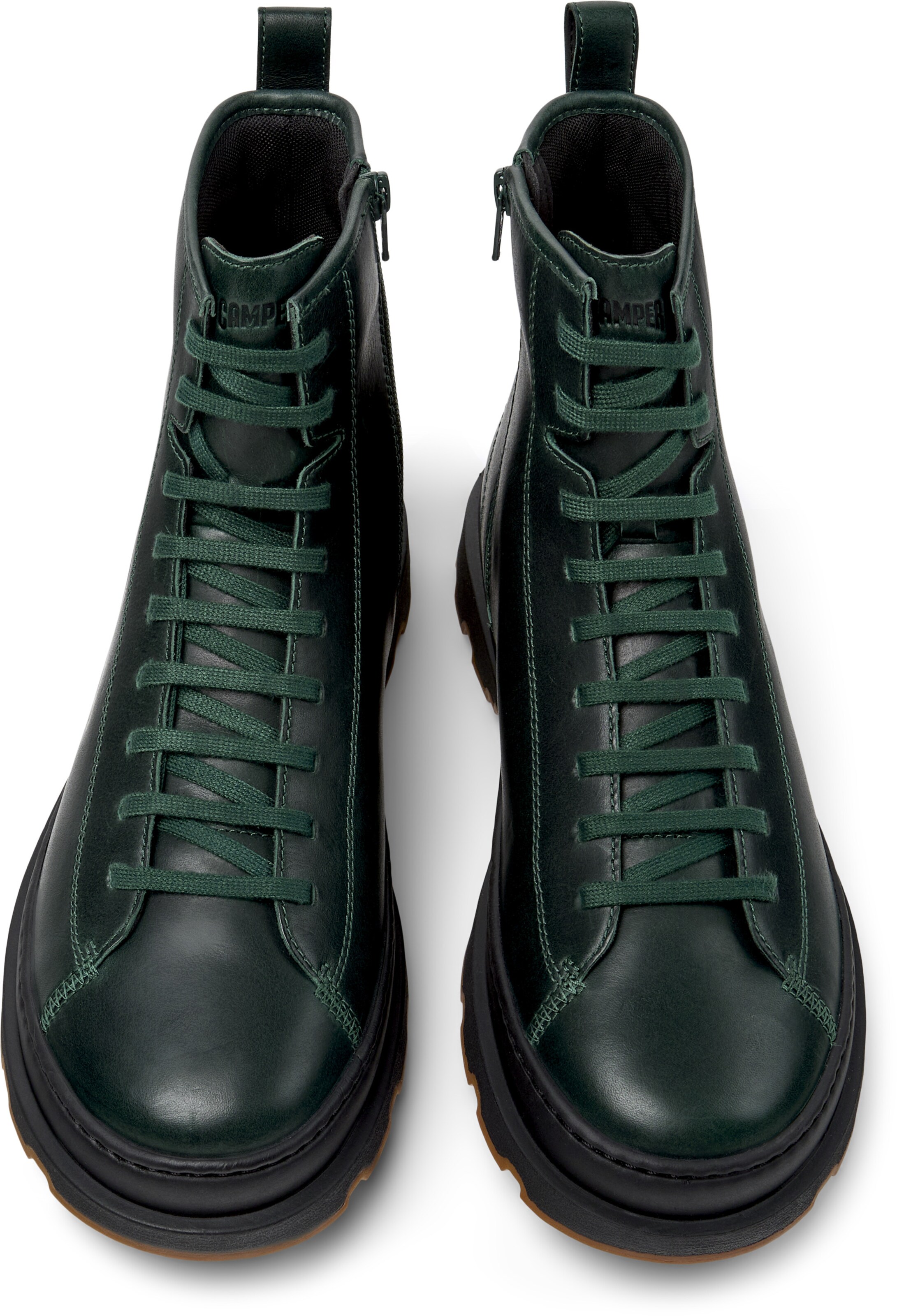 Boots stringati 'Brutus+' di CAMPER in verde