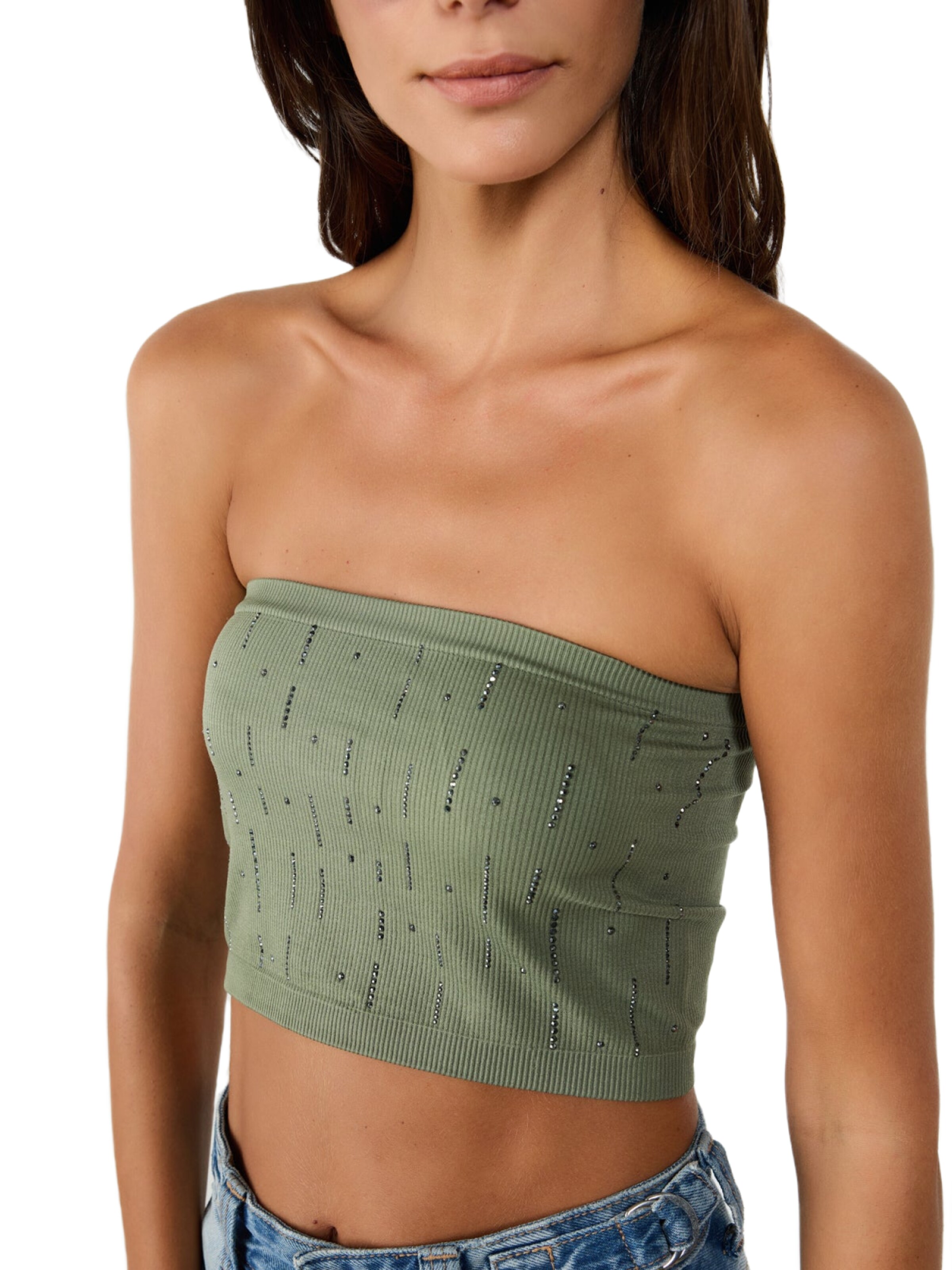 No Matter What Top in Groen