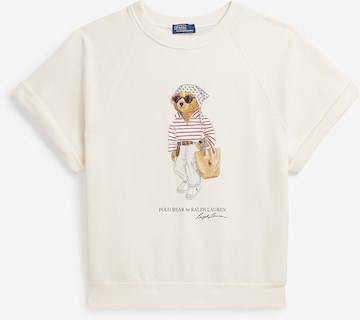 Polo Ralph Lauren Collegepaita 'ISLAND' värissä valkoinen: etupuoli