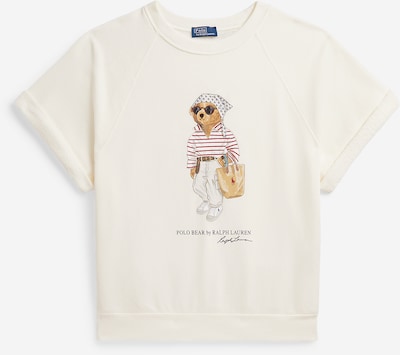 Polo Ralph Lauren Sweater majica 'ISLAND' u smeđa / crvena / vuneno bijela, Pregled proizvoda