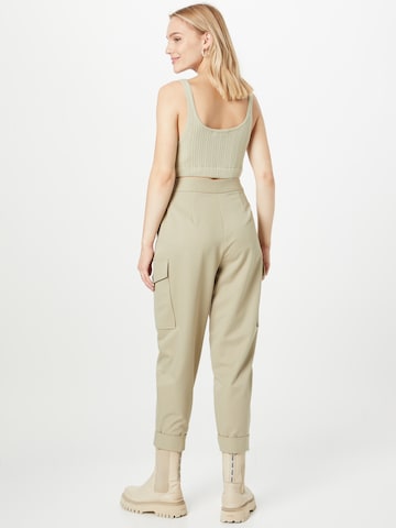 River Island - Tapered Pantalón cargo en beige