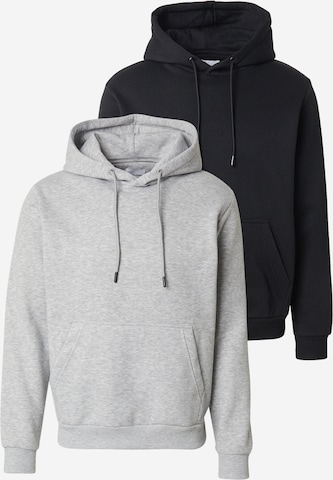 JACK & JONES Свитшот 'JJEBRADLEY' в Серый: спереди