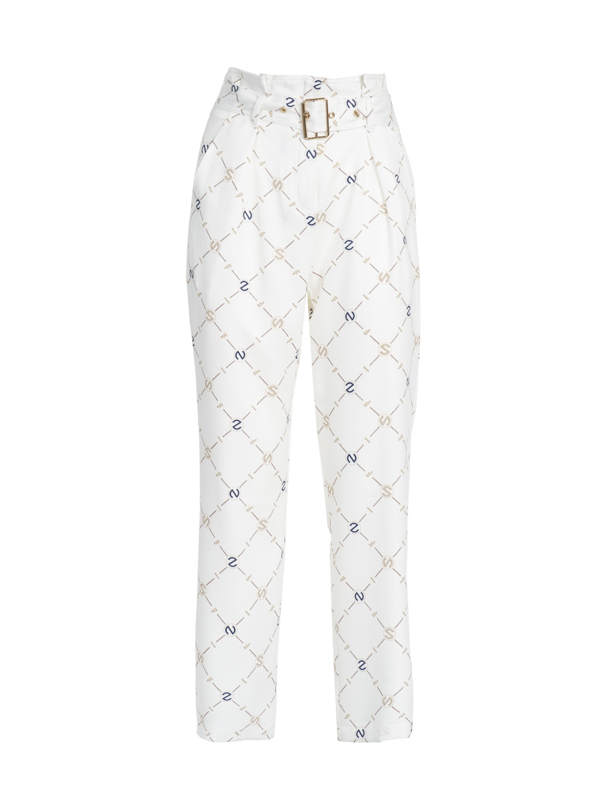 Tapered Pantaloni di Influencer in bianco: frontale