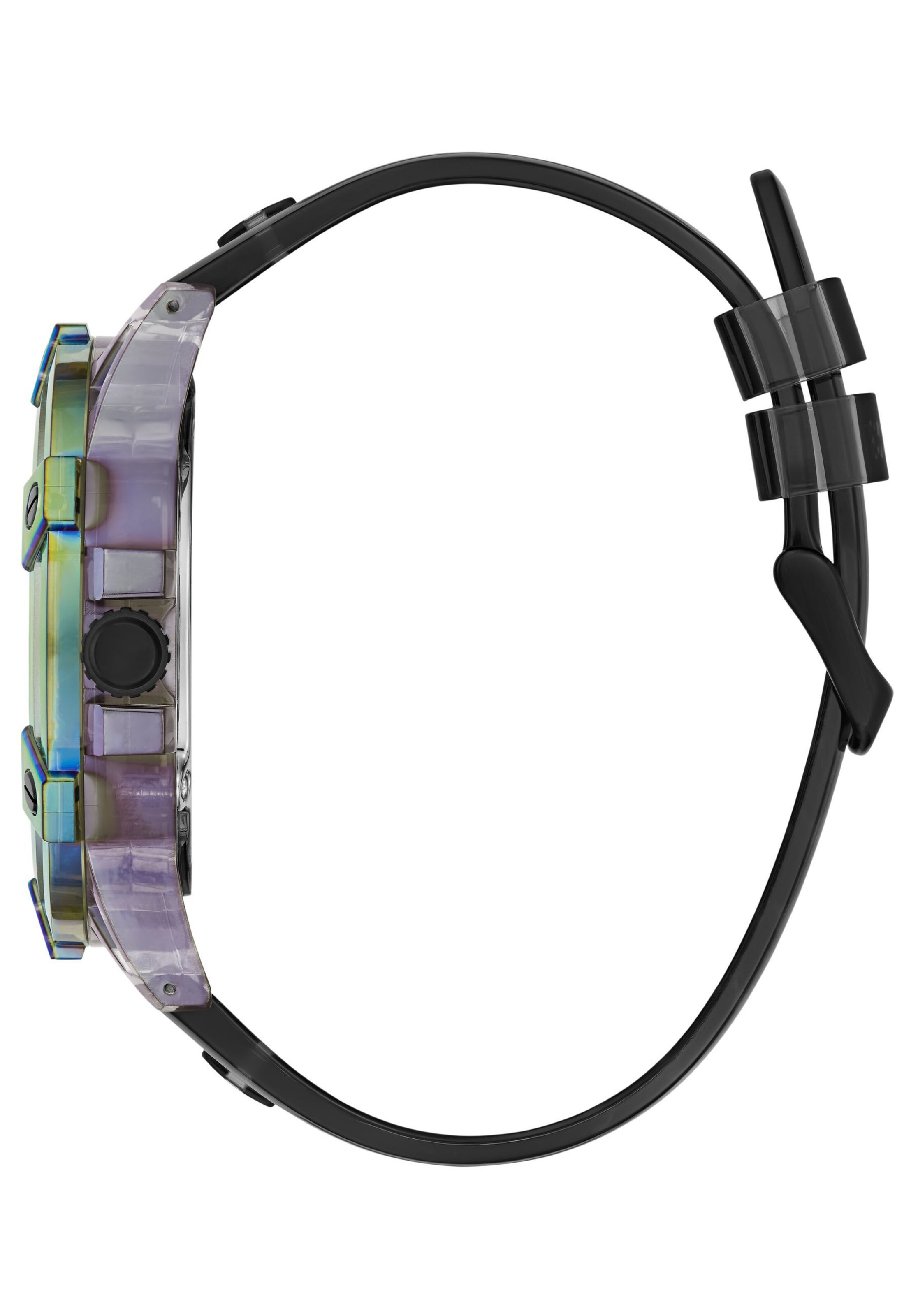 GUESS Uhr 'King' in Schwarz