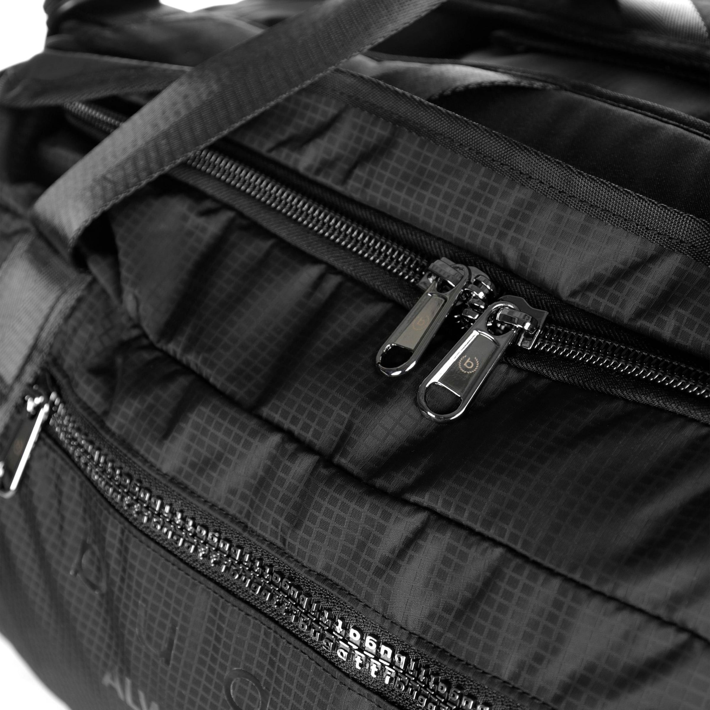 Borsa weekend di bugatti in nero