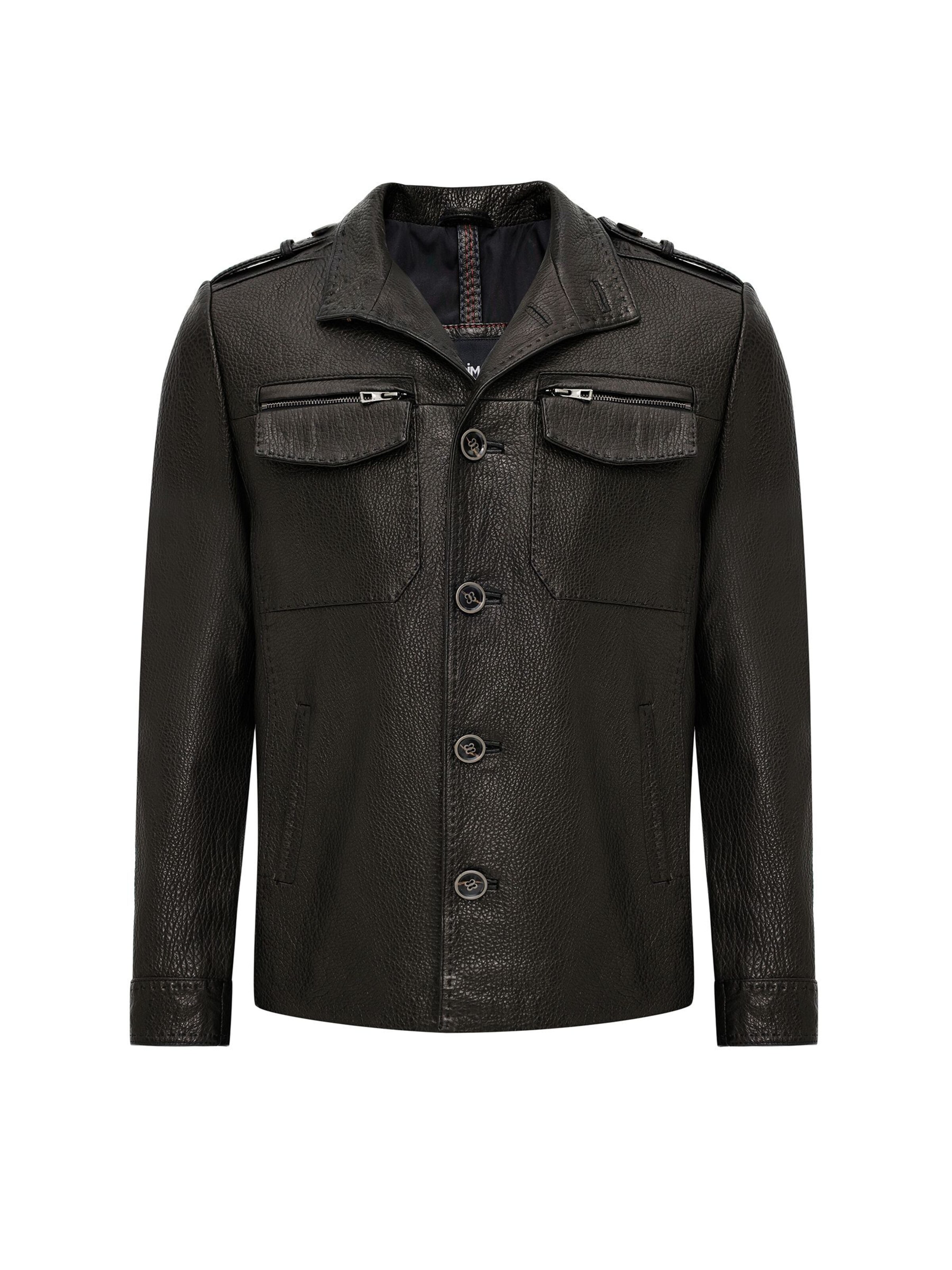 Giacca di mezza stagione di Derimod in nero: frontale