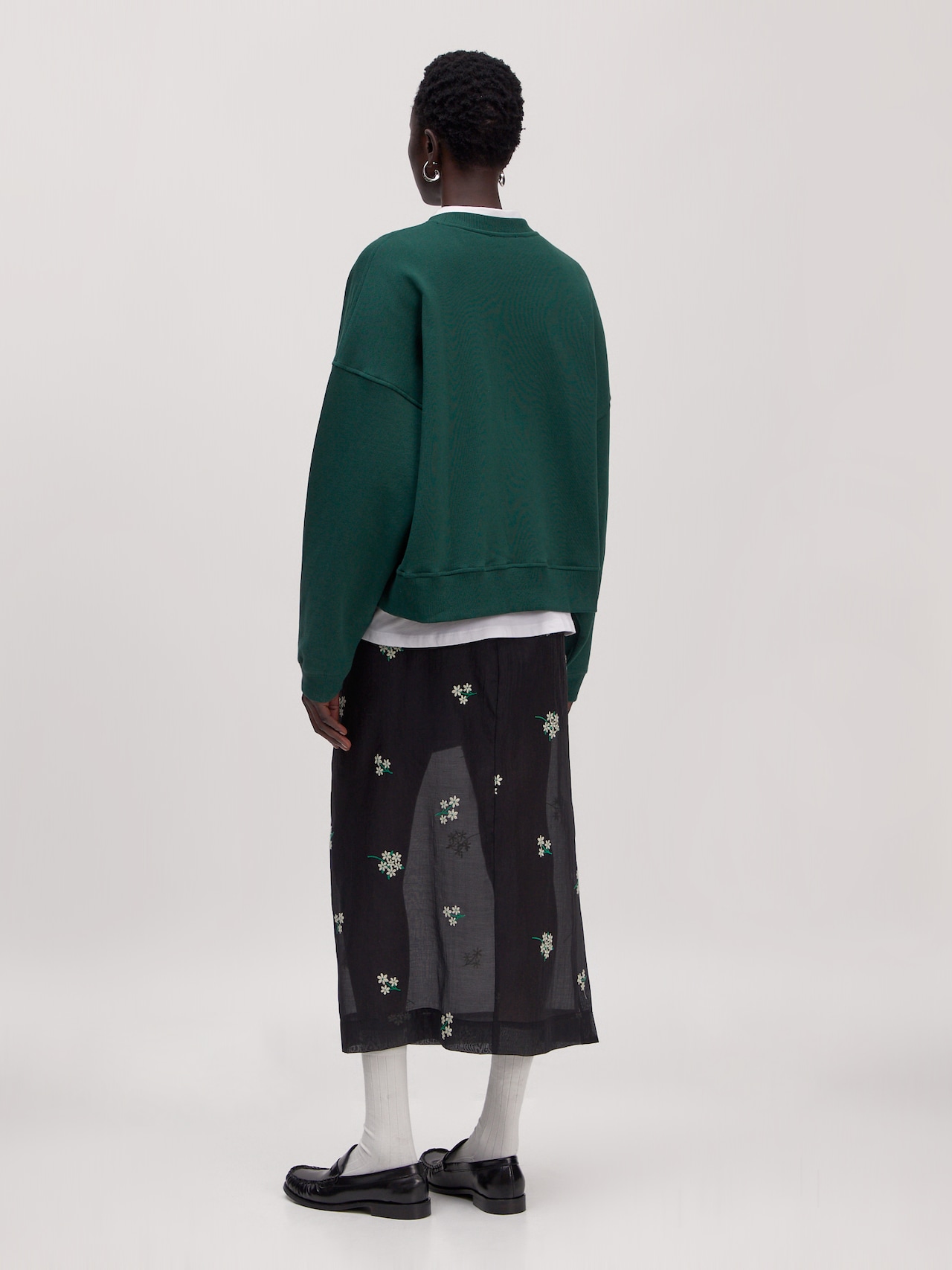 EDITED Producten Sweatshirt 'Emielia' Groen