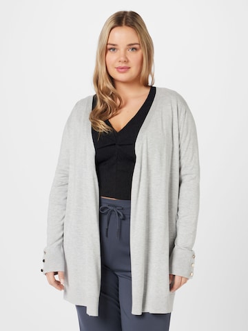 Dorothy Perkins Curve Gebreid vest in Grijs: voorkant