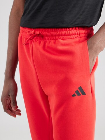 ADIDAS SPORTSWEAR Конический (Tapered) Спортивные штаны 'FI' в Красный