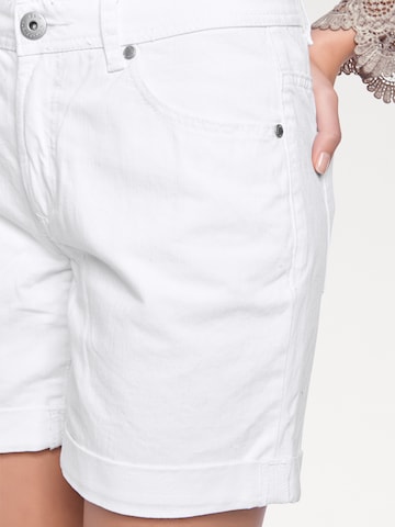 regular Jeans di heine in bianco