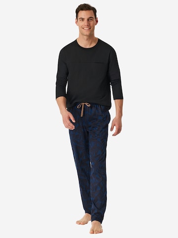 SCHIESSER Pyjamahose 'Mix + Relax' in Blau