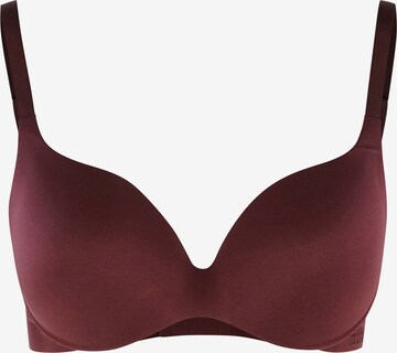 Royal Lounge Intimates T-shirt Bra ' Royal Fit ' in Red: front