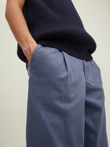 JACK & JONES Regular Pleat-front trousers 'Bill' in Blue