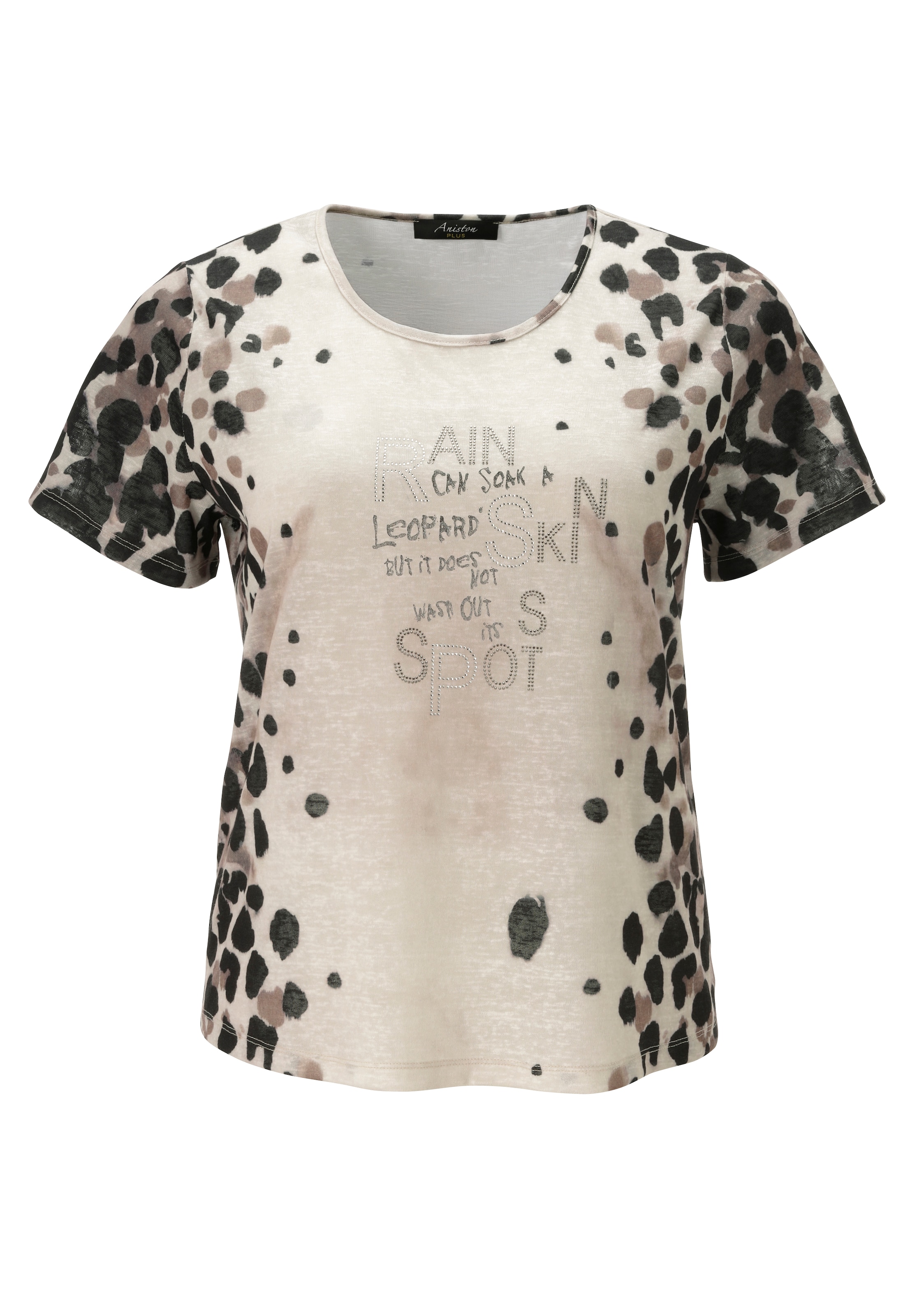 Aniston T-Shirt in Beige: Vorderseite