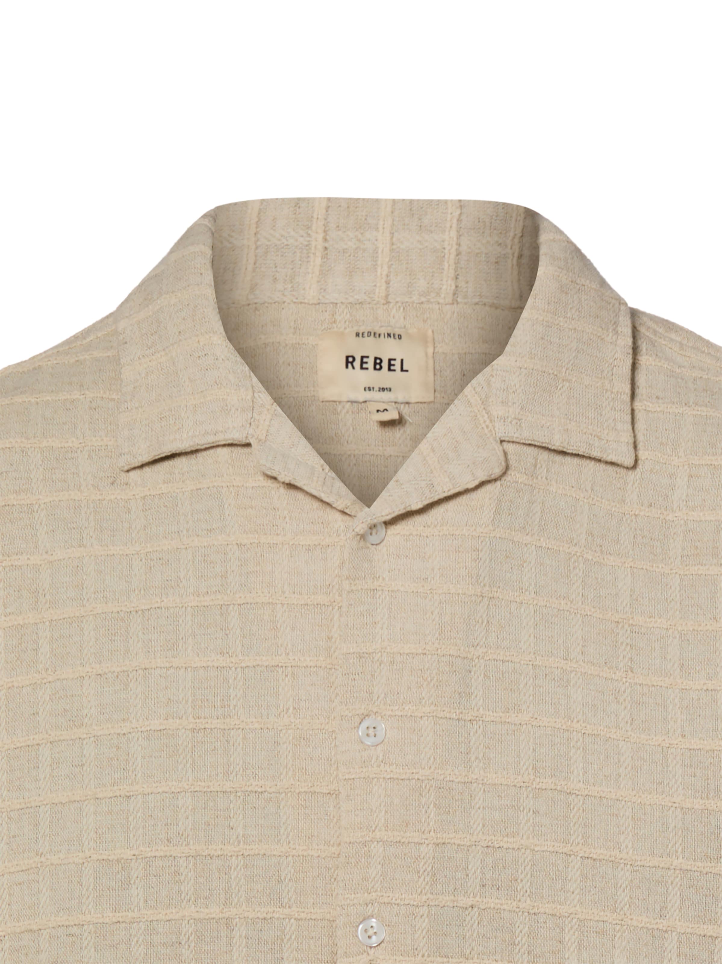 Fit confort Chemise 'Corey' Redefined Rebel en beige