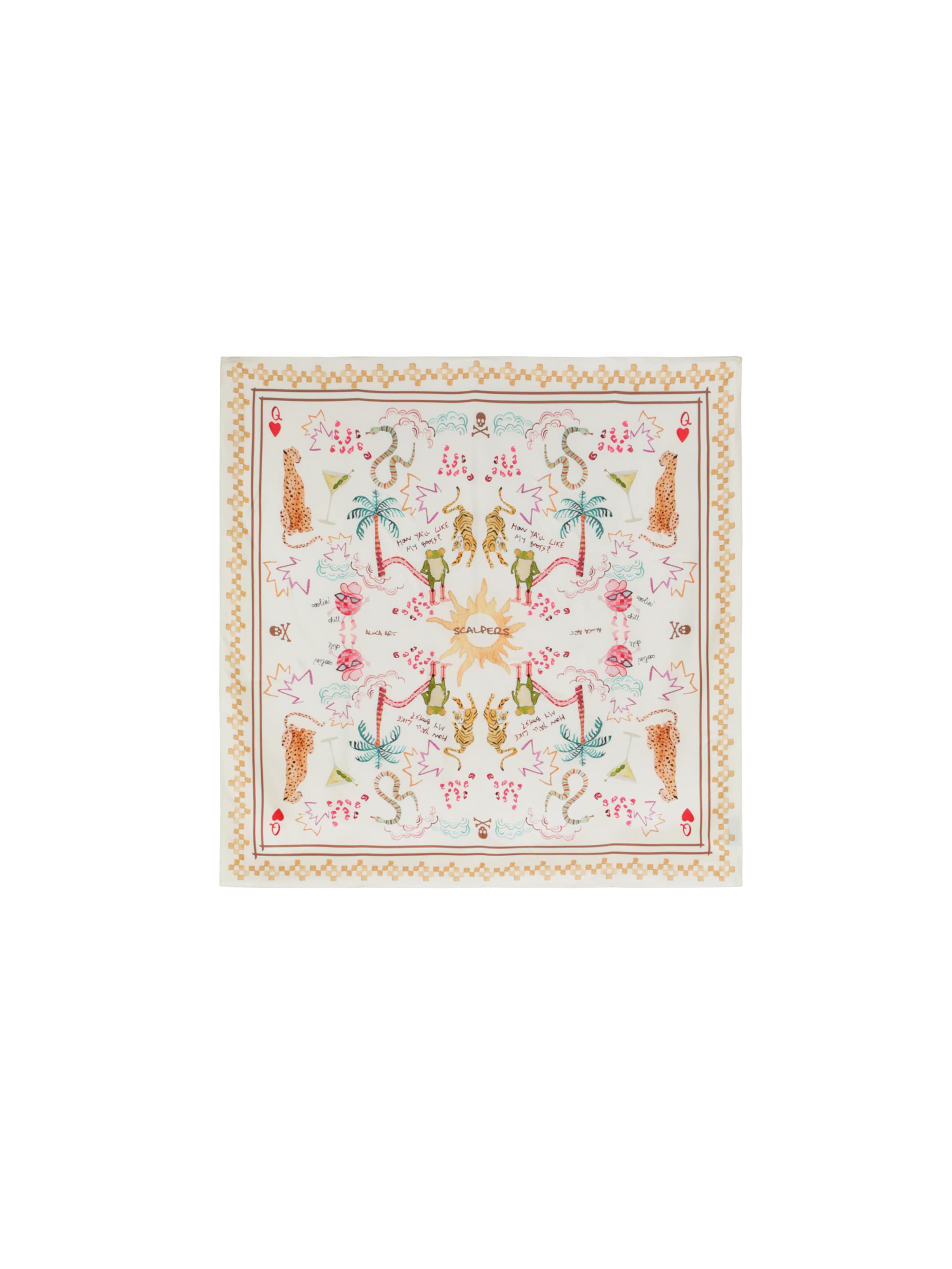 Scalpers Huivi ' ' värissä beige: etupuoli