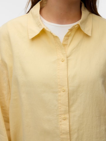 Chemisier 'VMMarley' VERO MODA en jaune