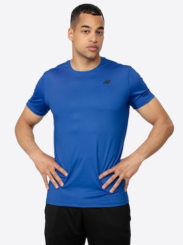 4F Performance Shirt in Blue: front