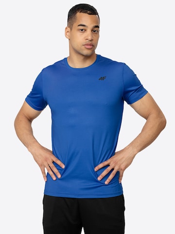 4F - Camiseta funcional en azul: frente