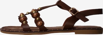 Super Mode Sandal in Brown: front