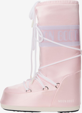 MOON BOOT Snow Boots in Pink: front