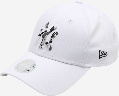 NEW ERA Cap in grau / schwarz / weiß, Produktansicht