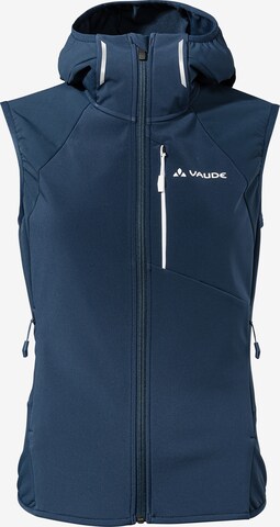 VAUDE Sportbodywarmer 'W Larice VE II' in Blauw: voorkant