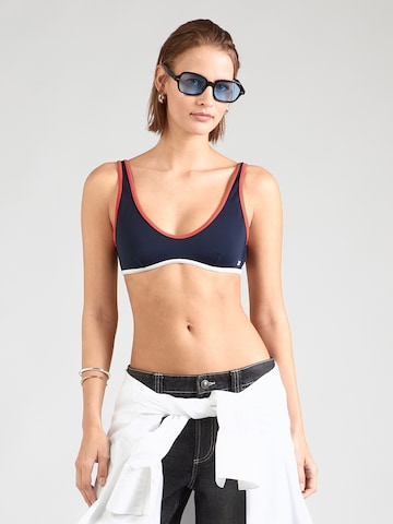Bustier Hauts de bikini Tommy Hilfiger Underwear en bleu : devant
