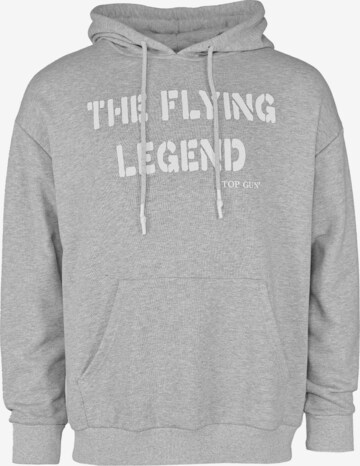 TOP GUN Sweatshirt in Grau: predná strana