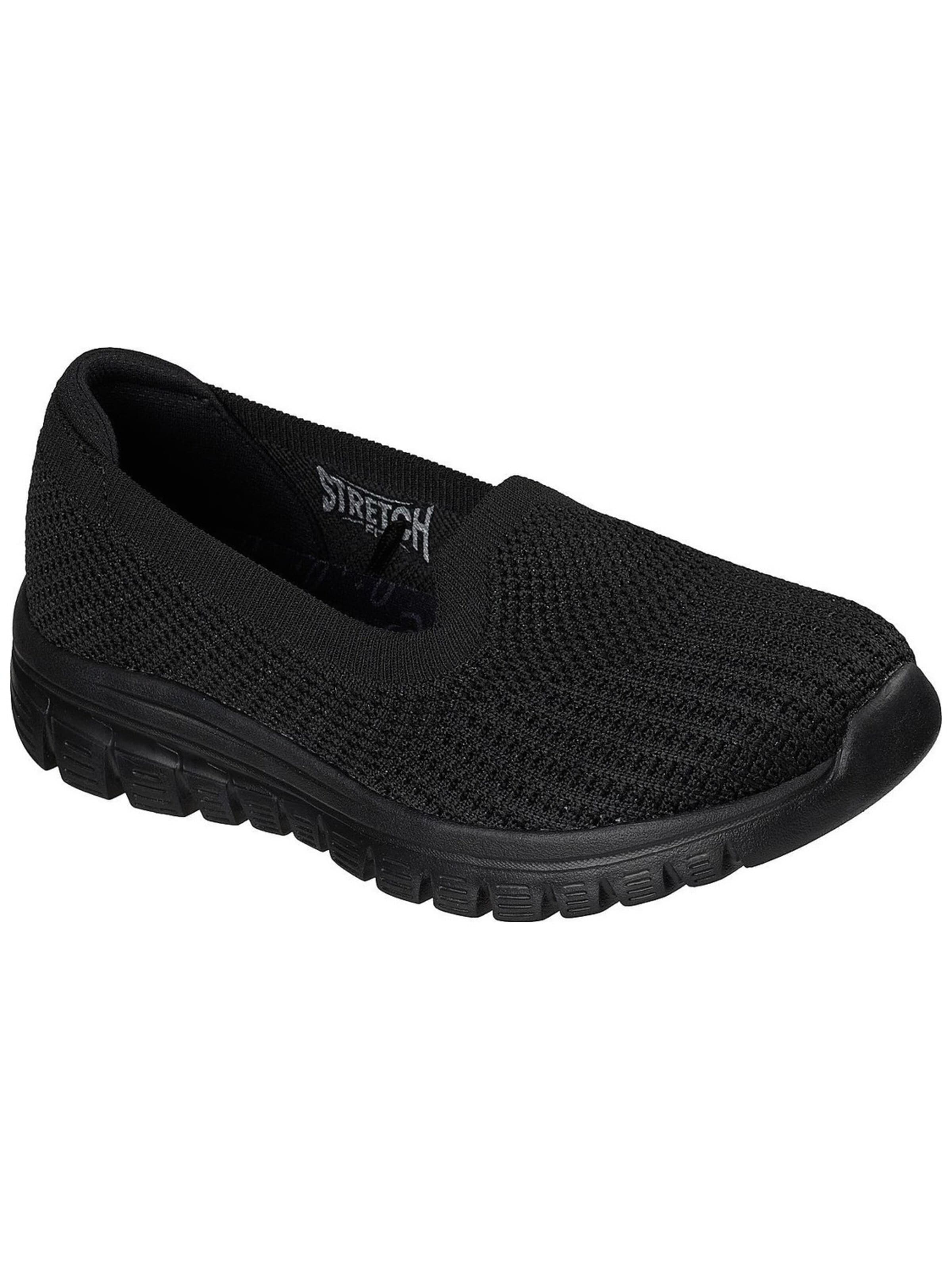 SKECHERS Slip-on 'Graceful - Bliss Intent' in Black: front